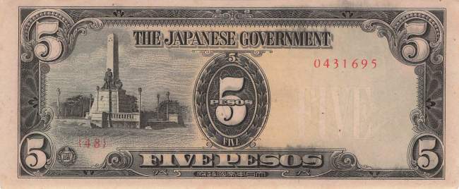 Philippinen 5 Pesos 1943 p110